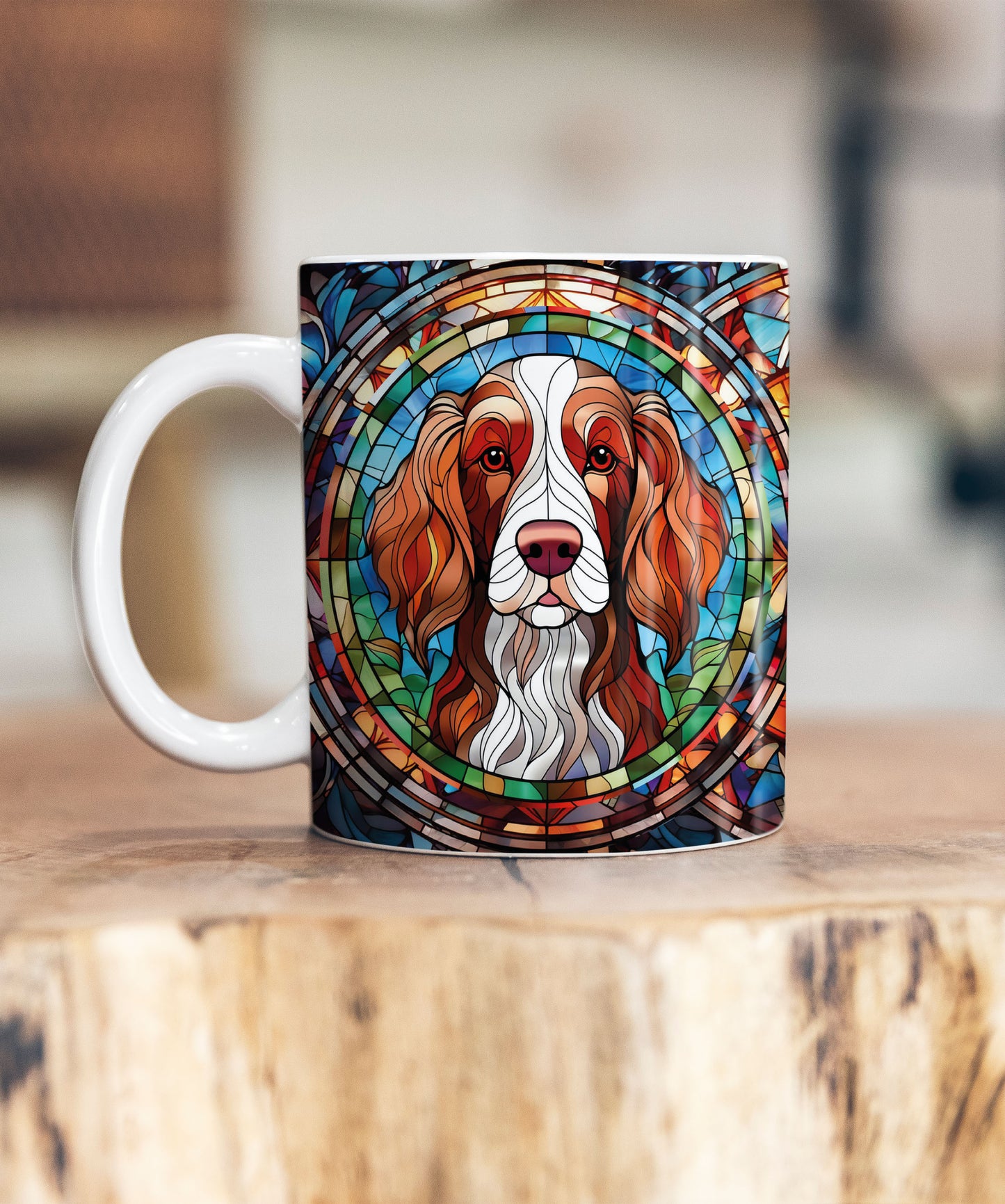 Welsh Springer Suncatcher Artwork Ceramic Mug