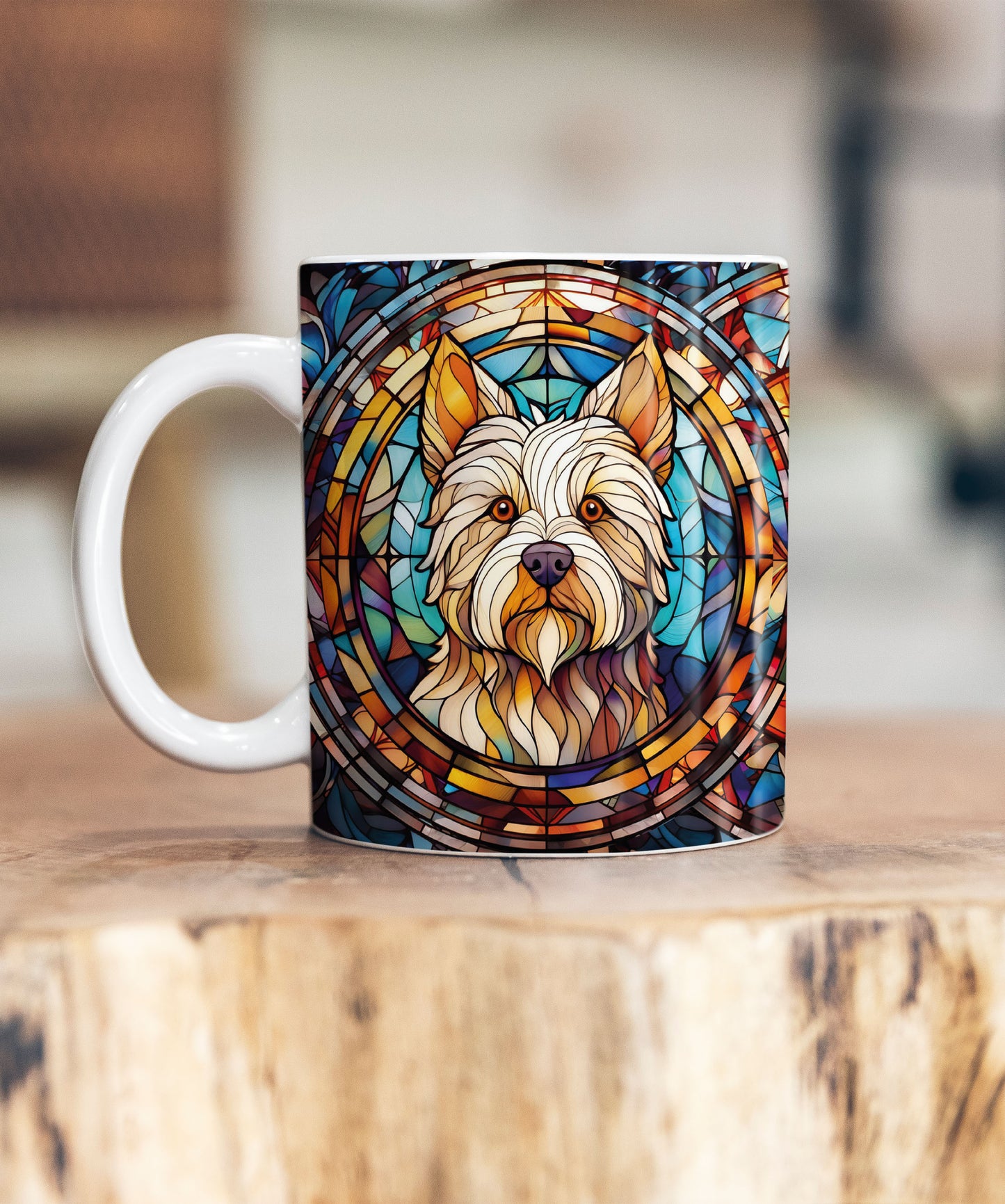 West Highland Terrier Suncatcher Artwork Ceramic Mug