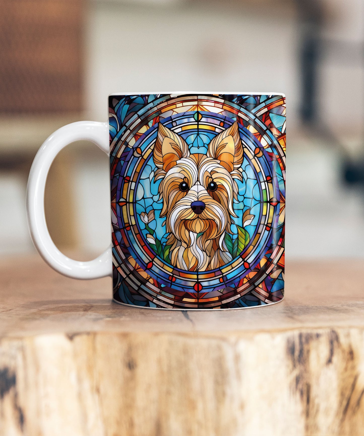 Yorkshire Terrier Suncatcher Artwork Ceramic Mug