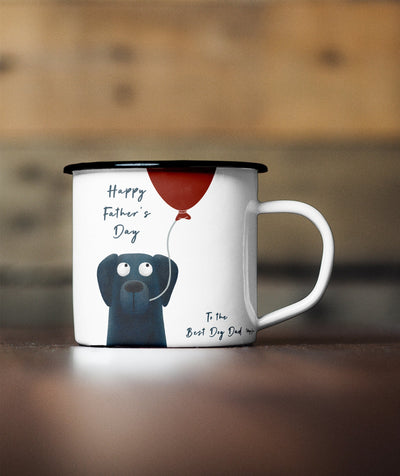 Black Lab Fathers Day Mug