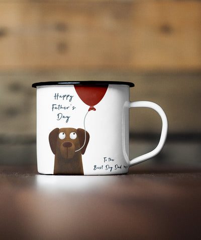 Chocolate Lab Fathers Day Mug