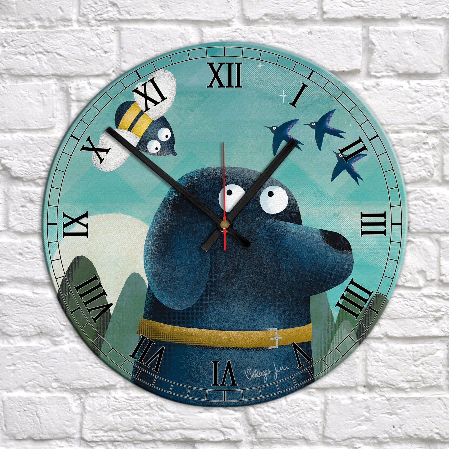 Bumble Bee - Labradorable Art Clock