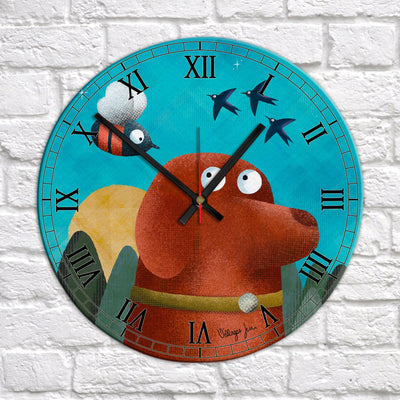 Fox Red - Labradorable Art Clock