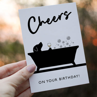 Cheers on your birthday - Labradorable Card