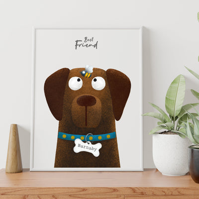 Best Friend - Personalised Pooch Print