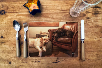 Chocolate and Cream Dream Labradorable Placemat