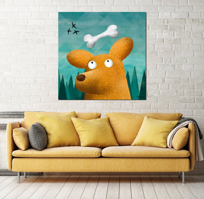 Funny Bone - Labradorable Art Canvas