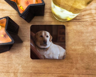 Miss July Labradorable Coaster