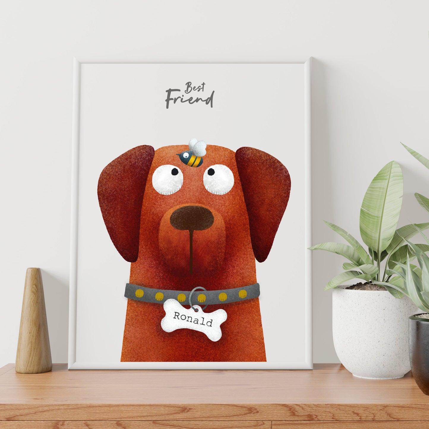 Best Friend - Personalised Pooch Print