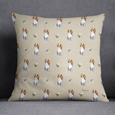 Springer and Bee Cushion