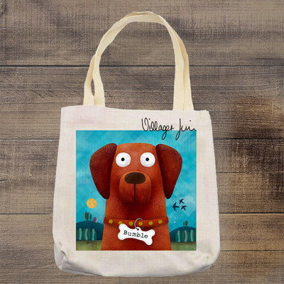 Fox Red Labrador - Personalised Pooch Tote Bag